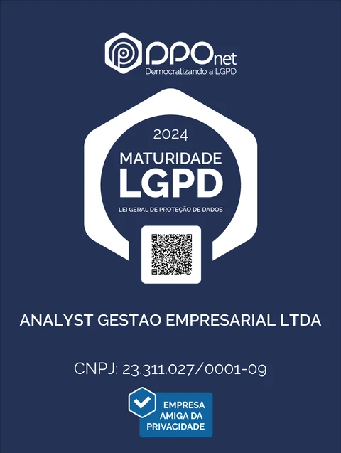 Selo de Maturidade LGPD 2024 - Analyst Gestão